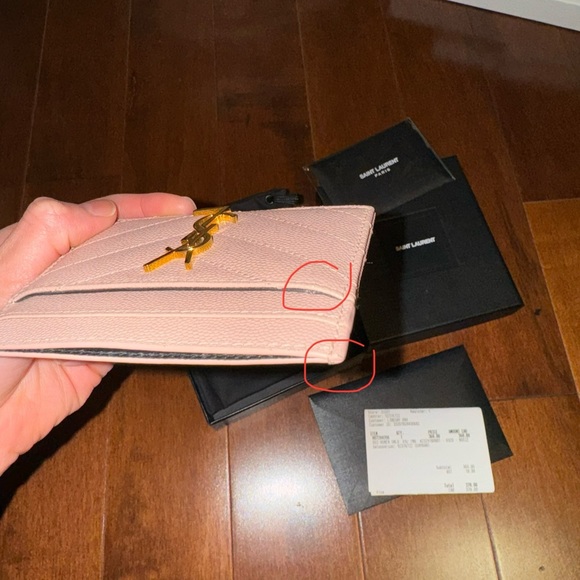 -SOLD- YSL card holder - Picture 6 of 6